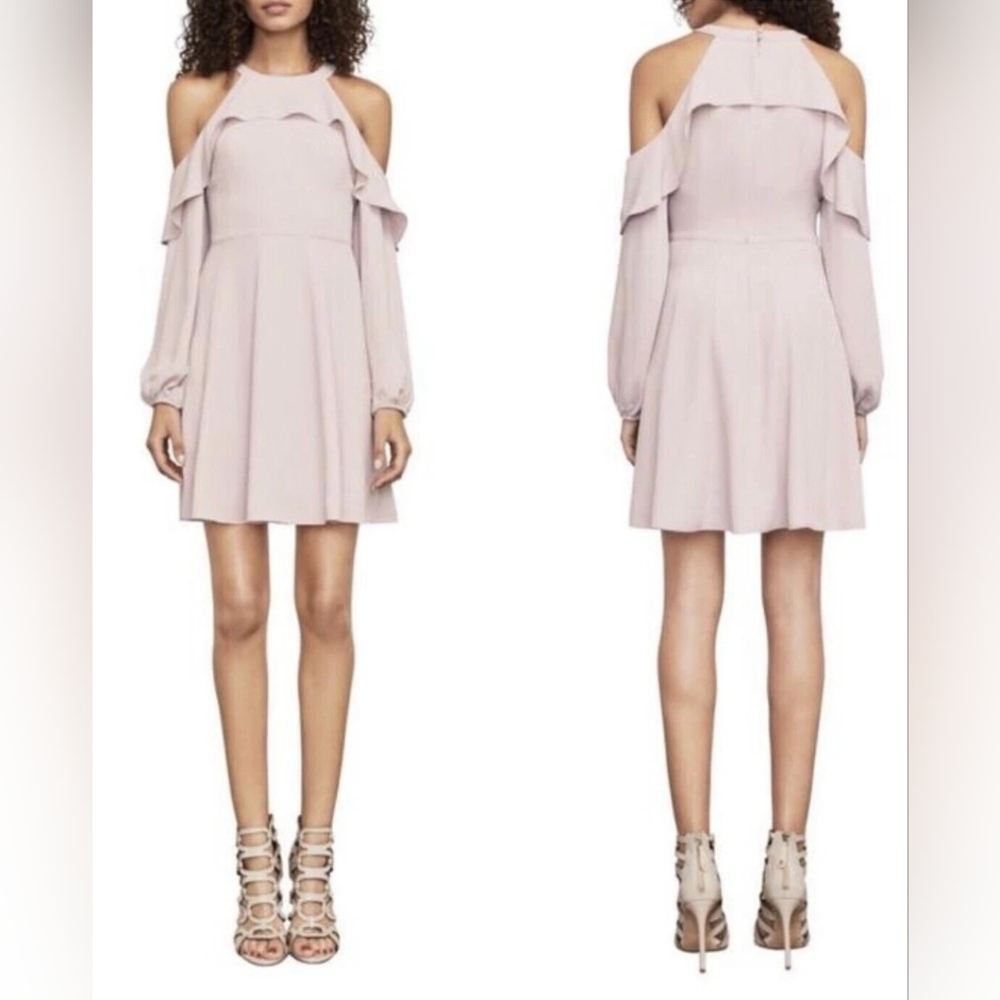 NEW | BCBGMaxazria KATRYNA Cold Shoulder A-line dress